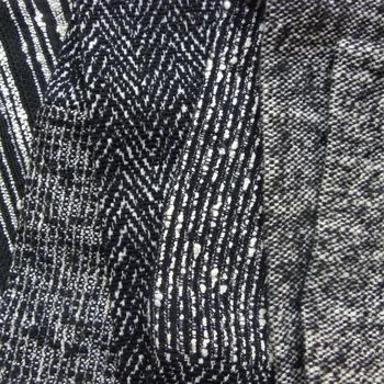 Women's Monochrome And Grey Fabric Scarves, 6 of 8