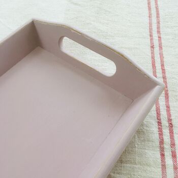 Vintage Wooden Hand Painted Tray ~ Two, 4 of 8