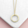 Personalised Ring Necklace, thumbnail 2 of 6