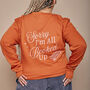 All Booked Up Slogan Sweatshirt, thumbnail 1 of 4