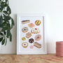 Cakes A4 Giclee Print, Great British Bake Print, thumbnail 4 of 6