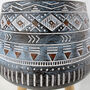 Large Blue Composite Planter With Stand, thumbnail 6 of 9