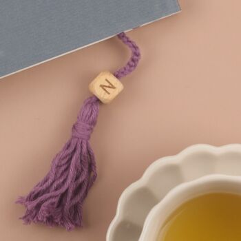 Handmade Personalised Crochet Bookmark With Initial, 3 of 4