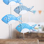 Five Fish On A Driftwood Block Decoration, thumbnail 2 of 2