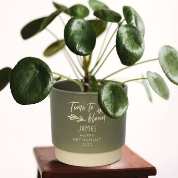 Personalised Retirement Indoor Plant Pot, 2 of 7