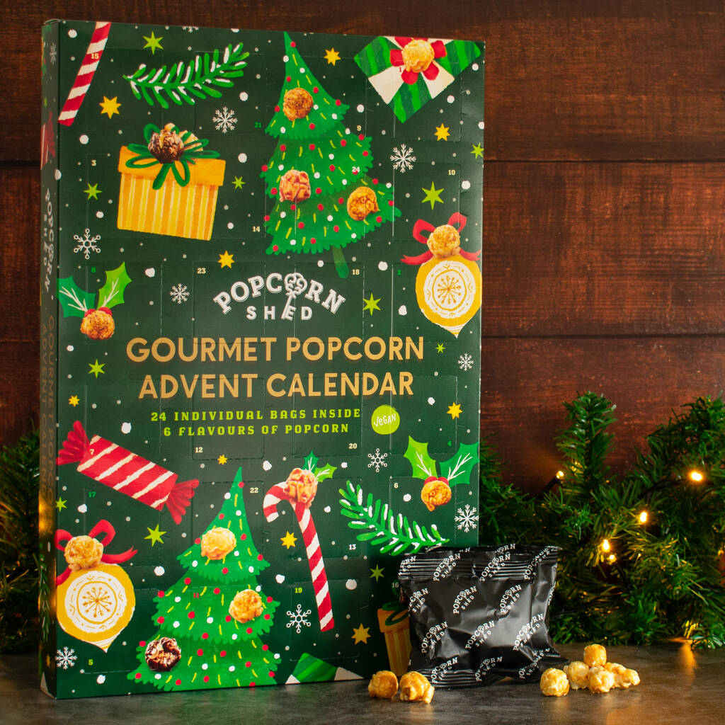 Vegan Gourmet Popcorn Advent Calendar, 1 of 8