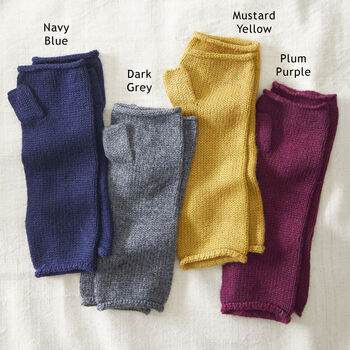 Fair Trade Unisex Merino Wristwarmer Gloves, 9 of 11