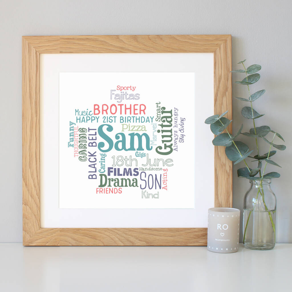 personalised gifts 21st for him