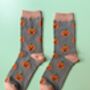 Halloween Pumpkin Bamboo Socks, thumbnail 2 of 10