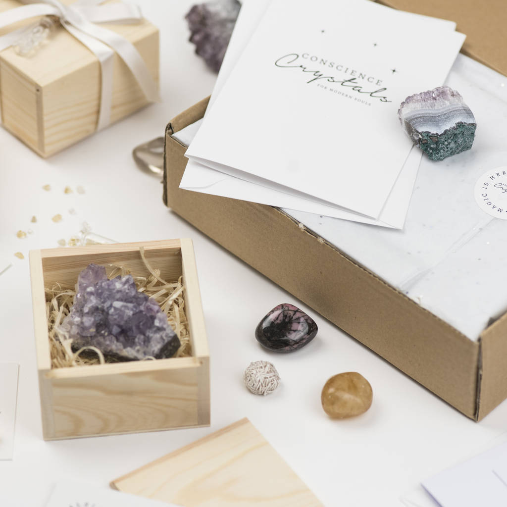 Amethyst Crystal Healing Gift Box By Milly Inspired