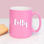 Personalised Pink Satin Mug, thumbnail 2 of 2