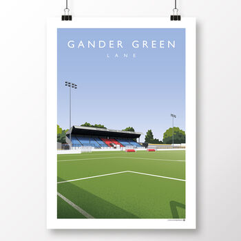 Sutton United Gander Green Lane Poster, 2 of 8