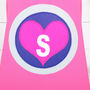 Personalised Love Heart Dressing Up Play Cape, thumbnail 4 of 6