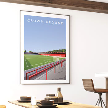 Accrington Stanley Crown Ground Poster, 3 of 8