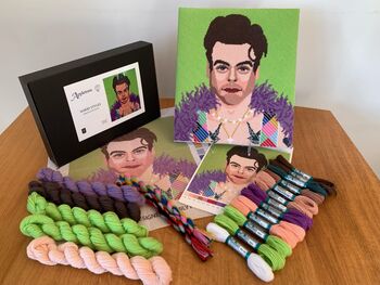 Harry Styles Tapestry Kit With 100% British Wool, 4 of 4