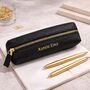 Personalised Embossed Faux Leather Slimline Pencil Case, thumbnail 2 of 4