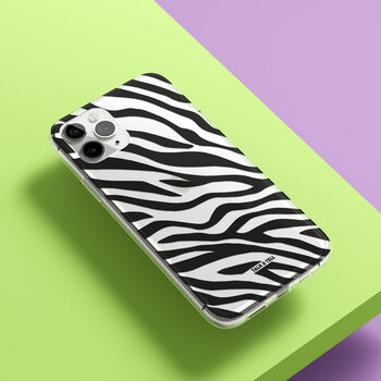 Zebra Print Phone Case For iPhone, 3 of 9