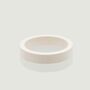 Aro | Minimalist Concrete Bracelet In White, thumbnail 3 of 6