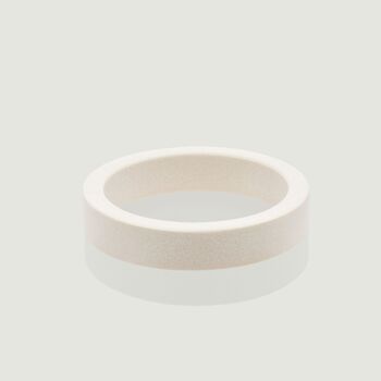 Aro | Minimalist Concrete Bracelet In White, 3 of 6