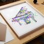 Abstract Piano Sketch Print, thumbnail 2 of 6