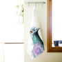 Inky Pigeon Tea Towel, thumbnail 2 of 7