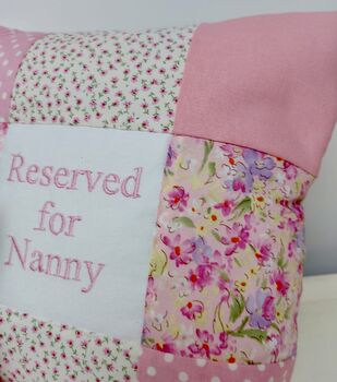 Reserved For Nanny Cushion Peach And Raspberry, 4 of 7
