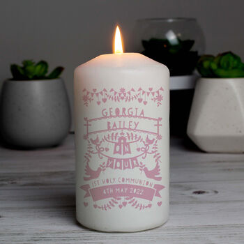 Christening Candle Gift For Girls, 3 of 4