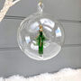 Christmas Glass Tree Bauble, thumbnail 1 of 2