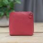 Leather Cross Body Handbag In Salmon Pink, thumbnail 1 of 3