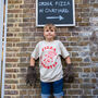 Pizza Monster Boys' Slogan T Shirt, thumbnail 3 of 4
