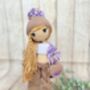 Posable Handmade Crochet Doll For Kids And Adults, thumbnail 11 of 12