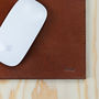 Personalised Leather Desk Mat, thumbnail 4 of 5