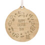 Personalised Happy Easter Wooden Decoration, thumbnail 5 of 5