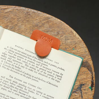 Personalised Handmade Leather Bookmark, 5 of 8