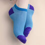 Retro Royal Navy And Lux Taylor Marine Men Trainer Socks, thumbnail 4 of 5