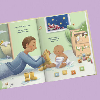 Personalised Children's Book, First Father's Day, Magical Moments With Daddy, 12 of 12