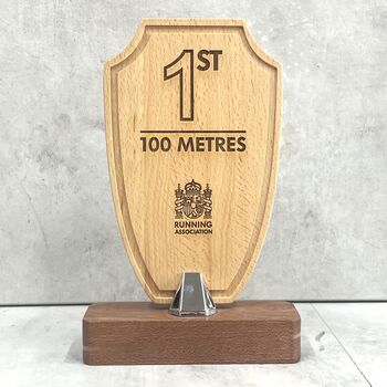 Personalised Wooden Trophy / Award, 3 of 5