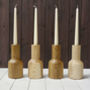 Handmade Wooden Candle Stick Holder, thumbnail 2 of 4
