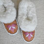 Women's Sheepskin Moccasin Slippers Snowy, thumbnail 8 of 11