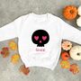 Children's Personalised Skull Sweater, thumbnail 1 of 2