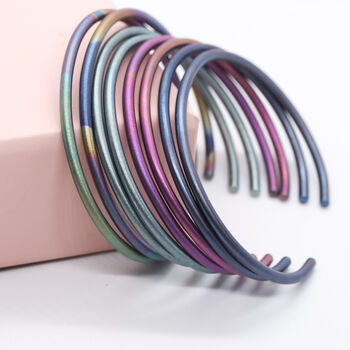 Titanium Bracelet Cuff, 3 of 12