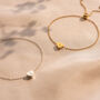 Mini Heart Initial Personalised Slider Bracelet, thumbnail 2 of 9