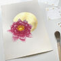 Water Lily Gold Leaf Limited Edition Print Unframed, thumbnail 4 of 5