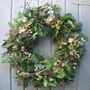 Fresh Winter Forest Christmas Door Wreath, thumbnail 1 of 4