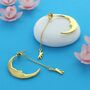 Little Man On The Moon Statement Earrings, thumbnail 1 of 4