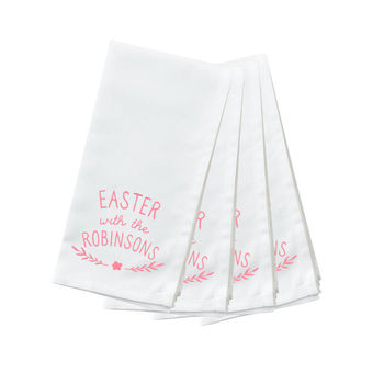 Easter Personalised Easter With The . . . Napkins, 7 of 7