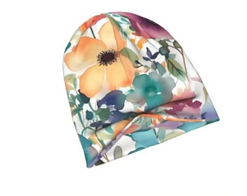 Soft Chemo Headwear Beanie Hat Bandana Florals Various, 3 of 6