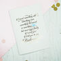 Gold Foil Will You Be My Bridesmaid Card, thumbnail 1 of 5