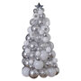 Silver, Chrome And Confetti Balloon Christmas Tree, thumbnail 3 of 3