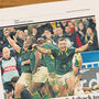 Rugby World Cup Personalised UK Gift Newspaper Book, thumbnail 10 of 11